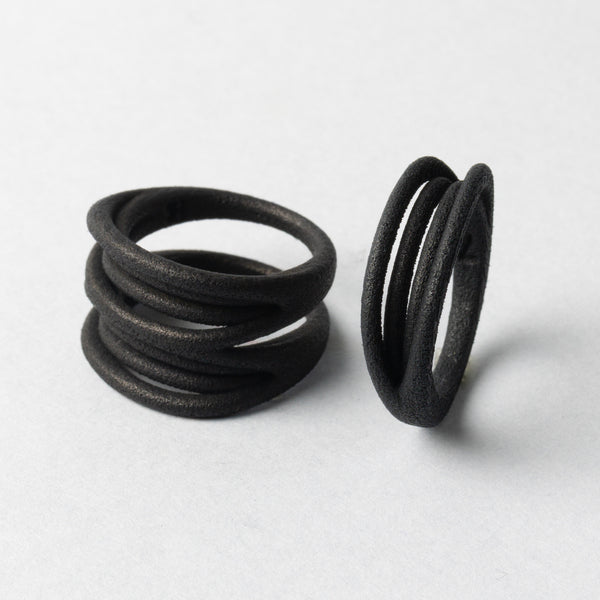 Lips + 2Lips - Set Anelli - Classic / Black / S