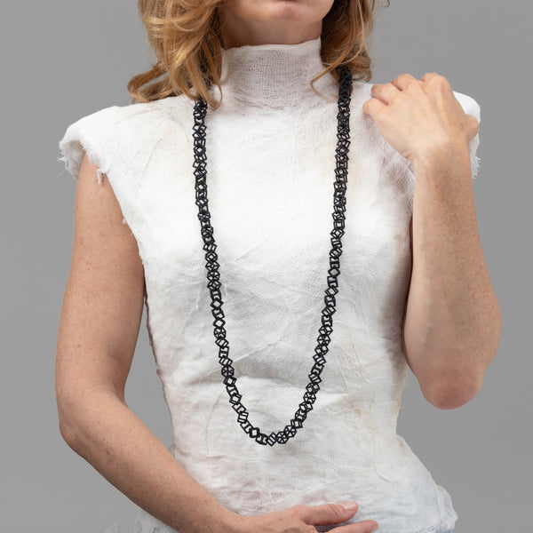 Cubetti Long – Collana - Indossata 1