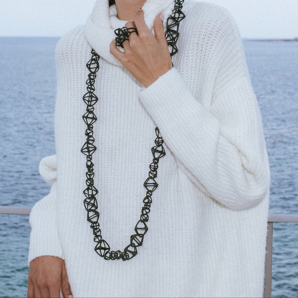 Intrigo Big - Necklace - Indossata 2