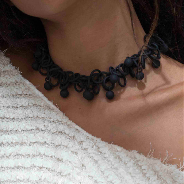 Sferette Small – Collana - Indossata 2